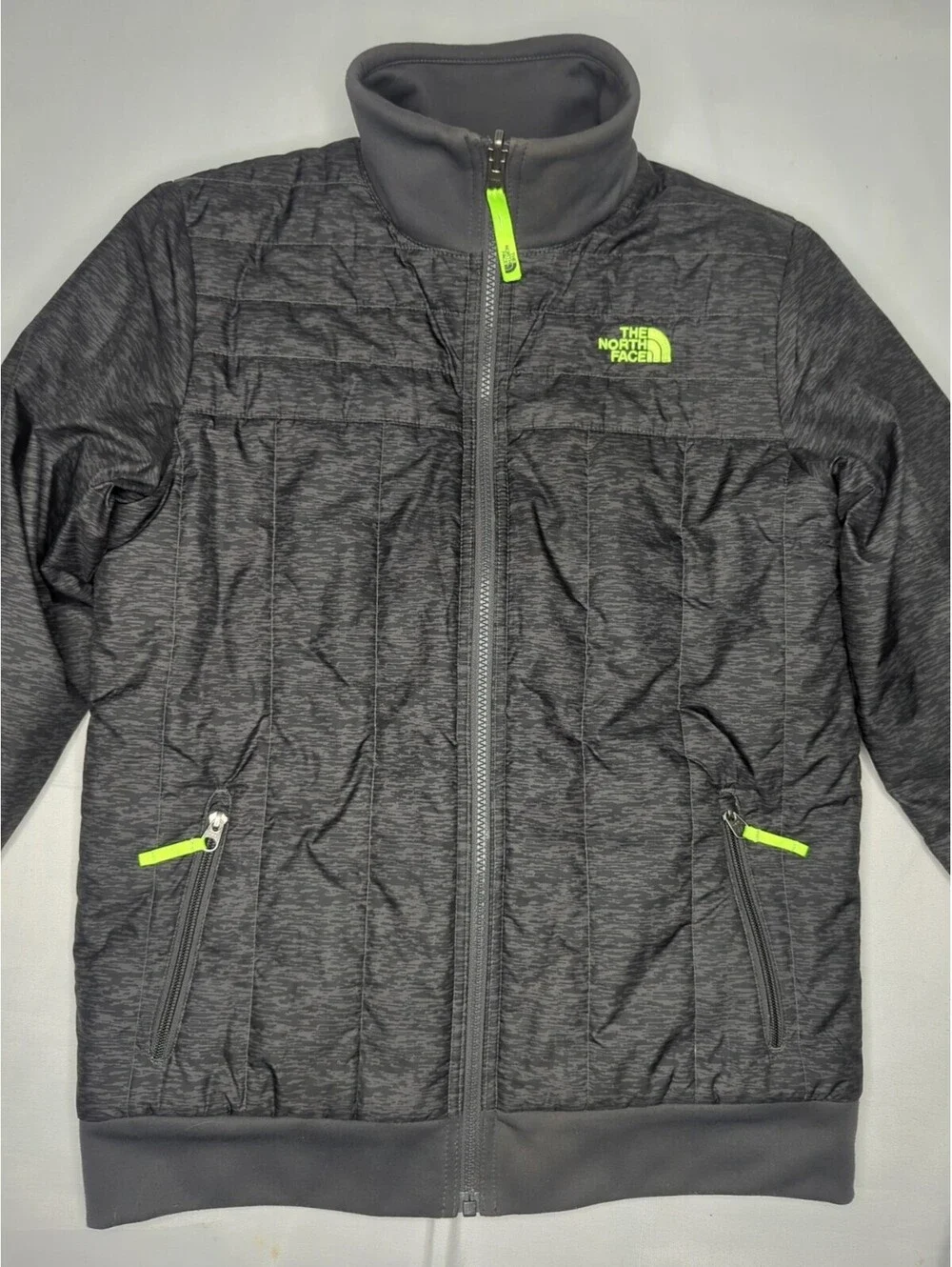 The North Face Winter Jacket Boys Youth Large 14 16 Reversible Chimbo Yukon Ski